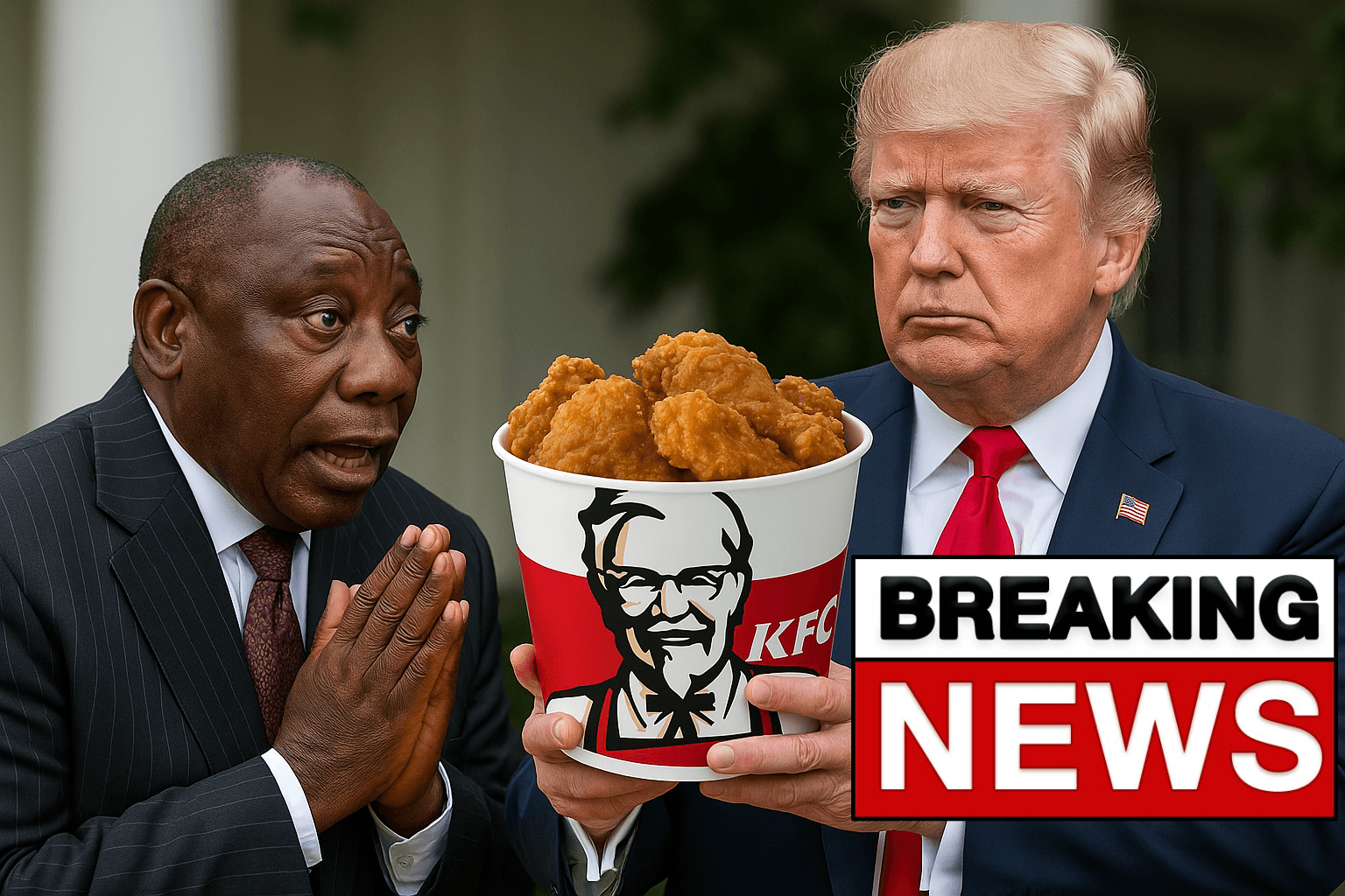 BREAKING NEWS: ANC Withdraws Expropriation Bill After Trump Threatens to Pull KFC from SA